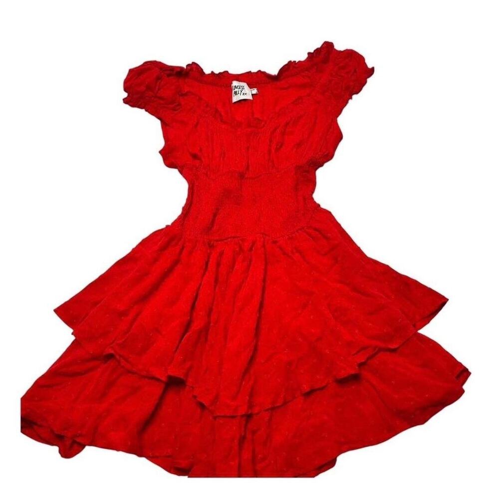 Princess Polly Redish Orange Romper Womens size Us 4 Small